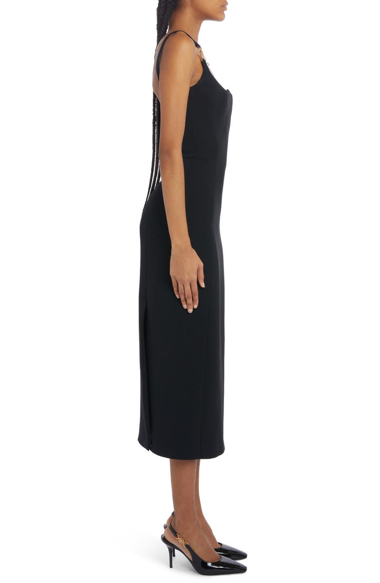 Versace Medusa Silk Cocktail Dress, Alternate, color, 