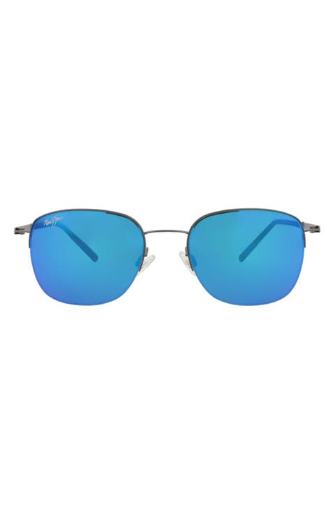 52mm Polarized Square Sunglasses