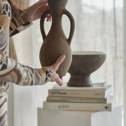 Jitana Amil Vase In Brown