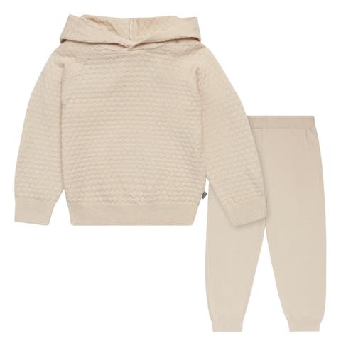 Sweater Knit Hoodie & Pant Set (Baby & Toddler)