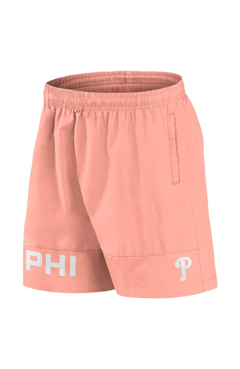 FANATICS Men's Fanatics Coral Philadelphia Phillies Elements Swim Shorts, Alternate, color, Coral