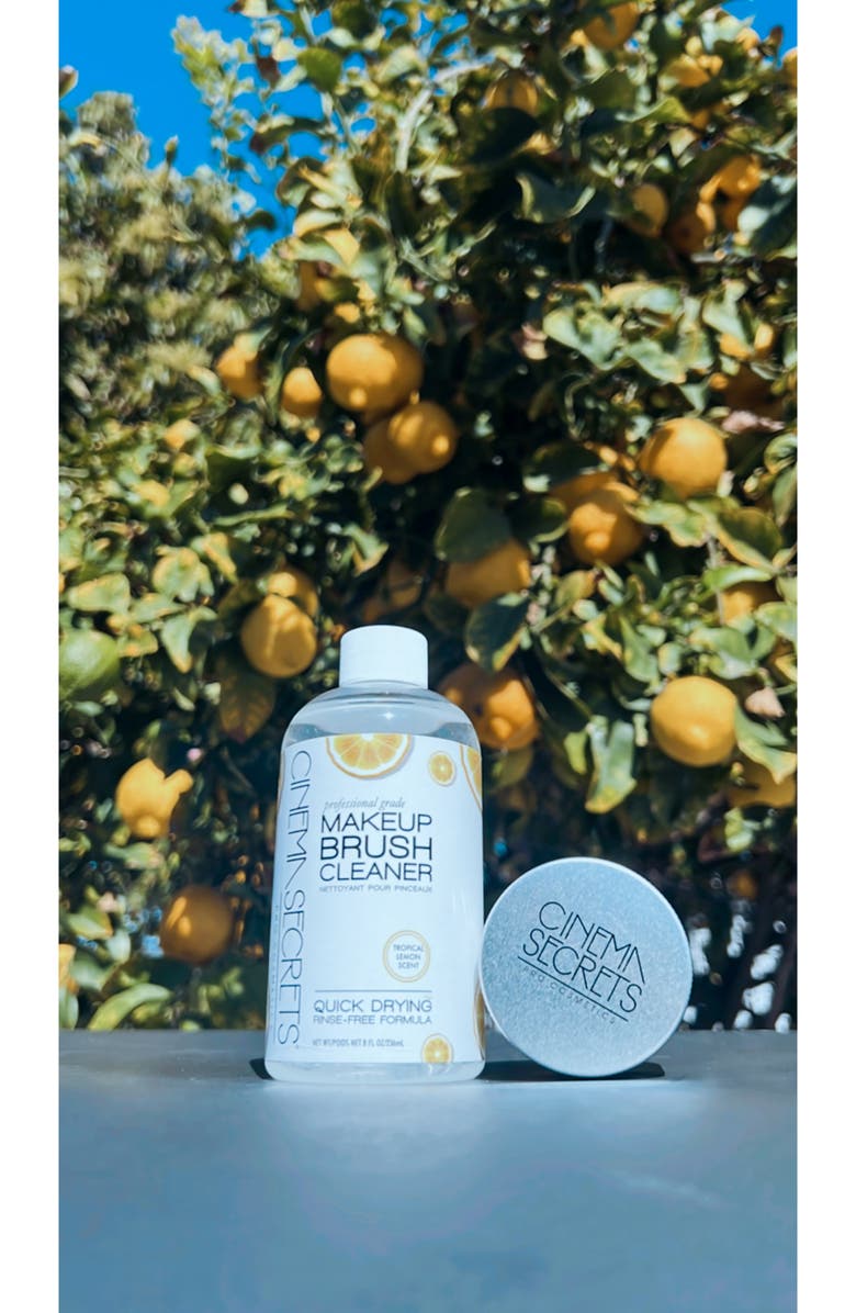 Cinema Secrets Professional Makeup Brush Cleaner Kit $28 Value, Alternate, color, Lemon