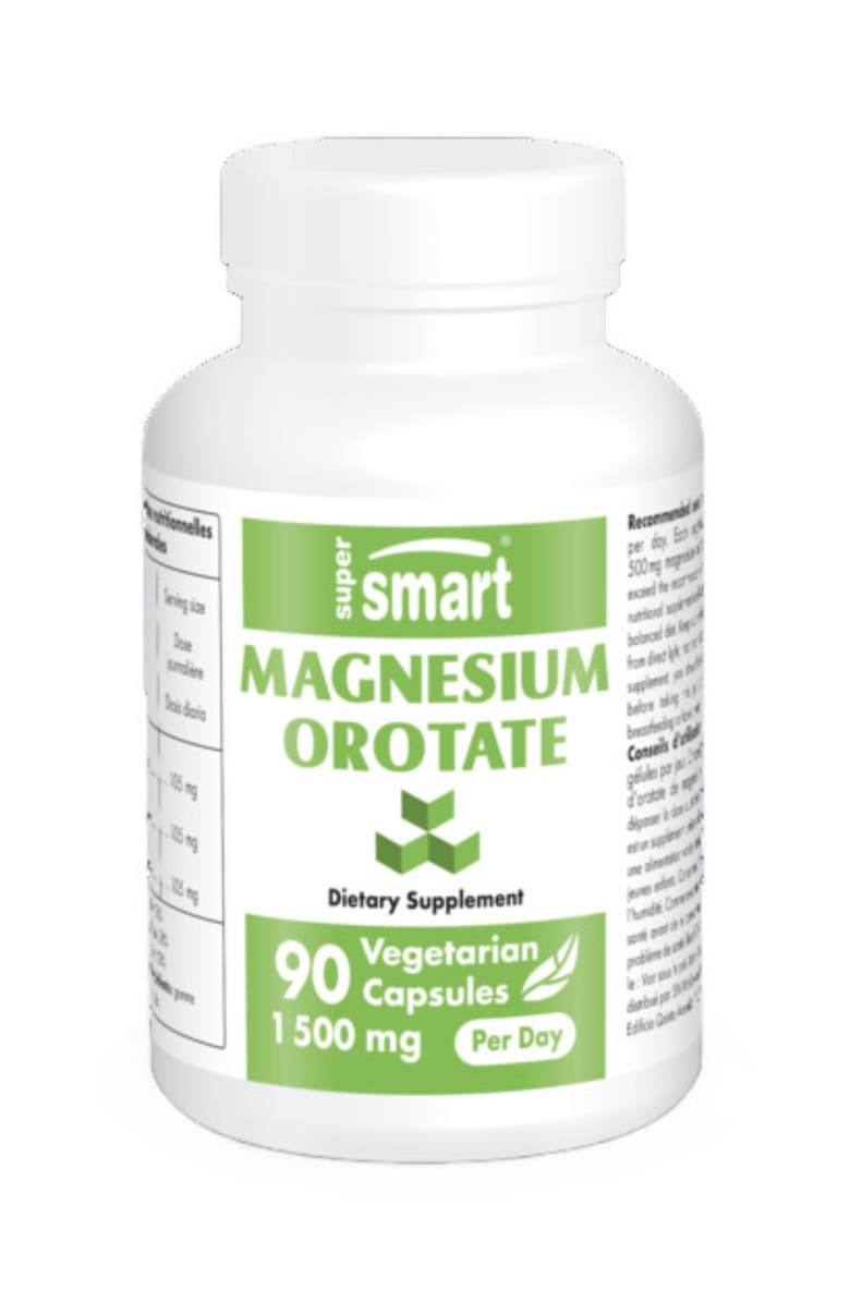 SuperSmart Magnesium Orotate 1500mg, Main, color, NO COLOR