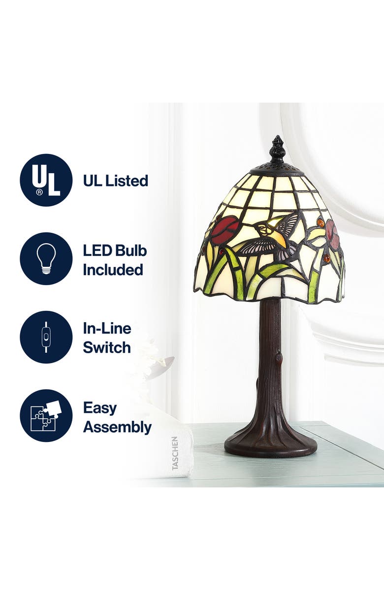 JONATHAN Y Hummingbird LED Table Lamp, Alternate, color, Bronze