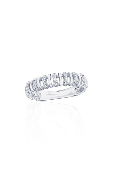 Cubic Zirconia Band Ring