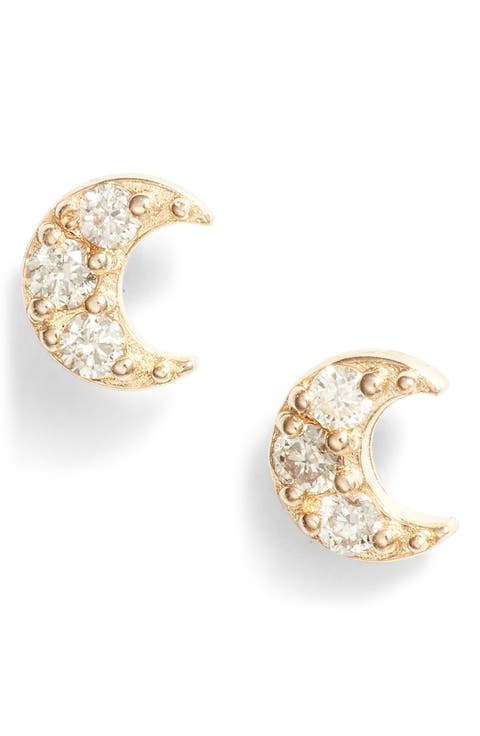 Claro Diamond Stud Earrings