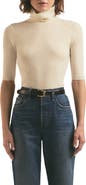 Favorite Daughter The Amelia Merino Wool Turtleneck Top