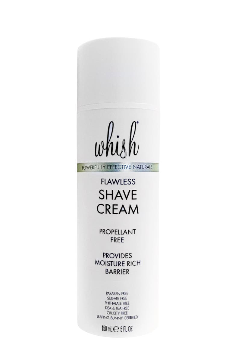 Whish Beauty Flawless Shaving Cream, Main, color, NO COLOR