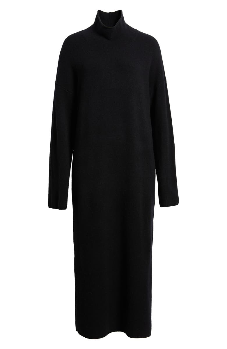 Nordstrom Mock Neck Long Sleeve Wool & Cashmere Blend Sweater Dress, Alternate, color,