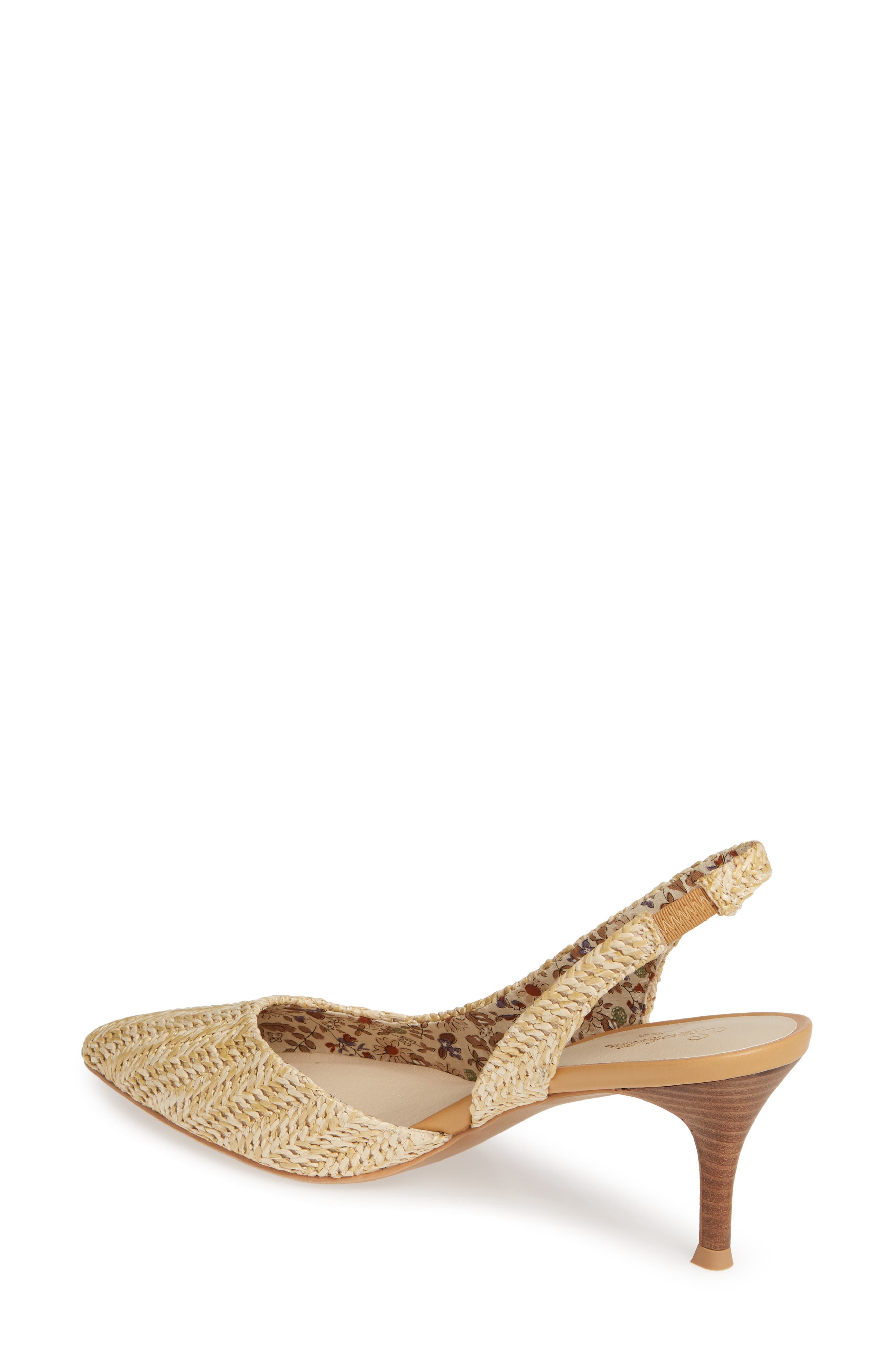 Seychelles Ornament Raffia Slingback Pump, Alternate, color, 