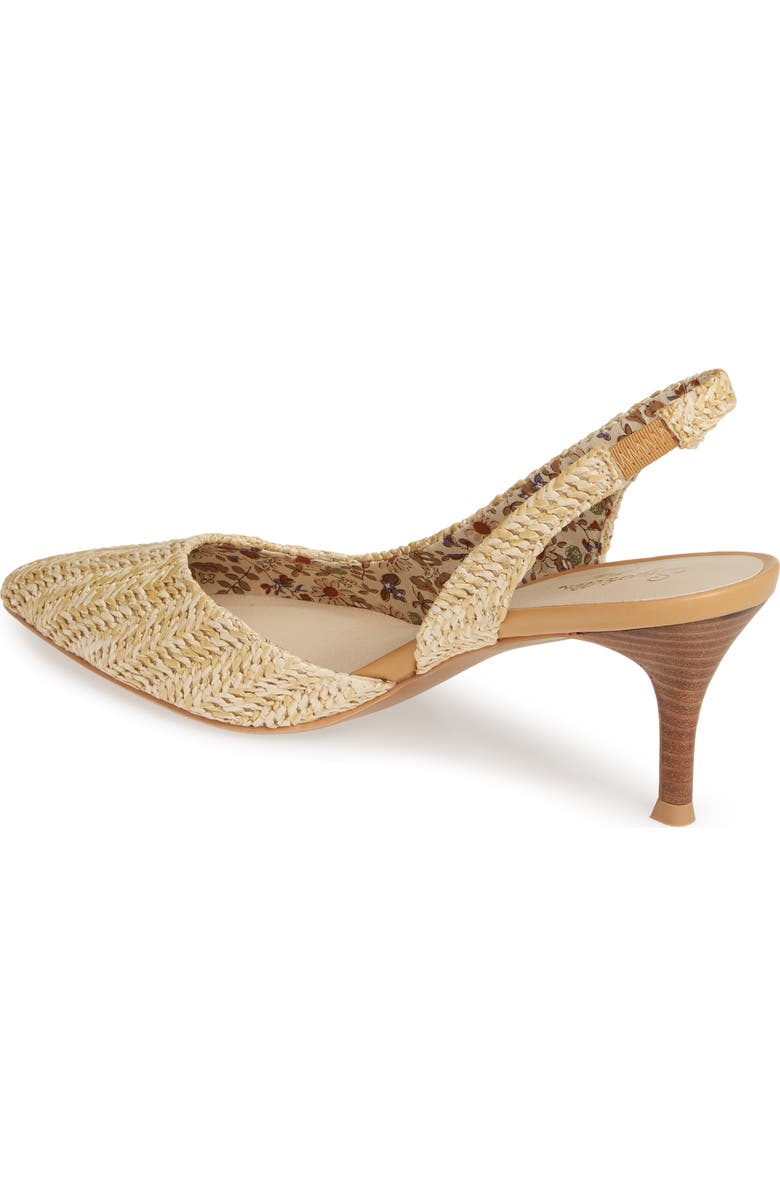 Seychelles Ornament Raffia Slingback Pump, Alternate, color,