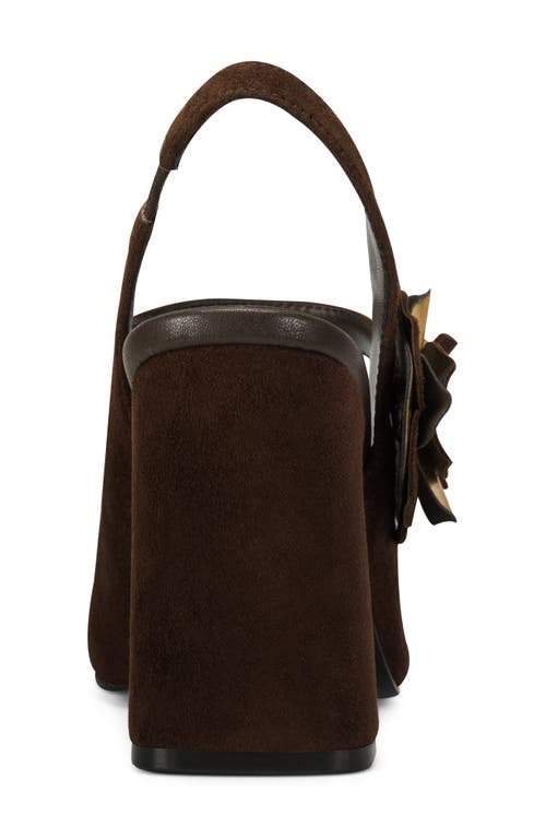 Karl Lagerfeld Pierra Slingback Pump In Brown