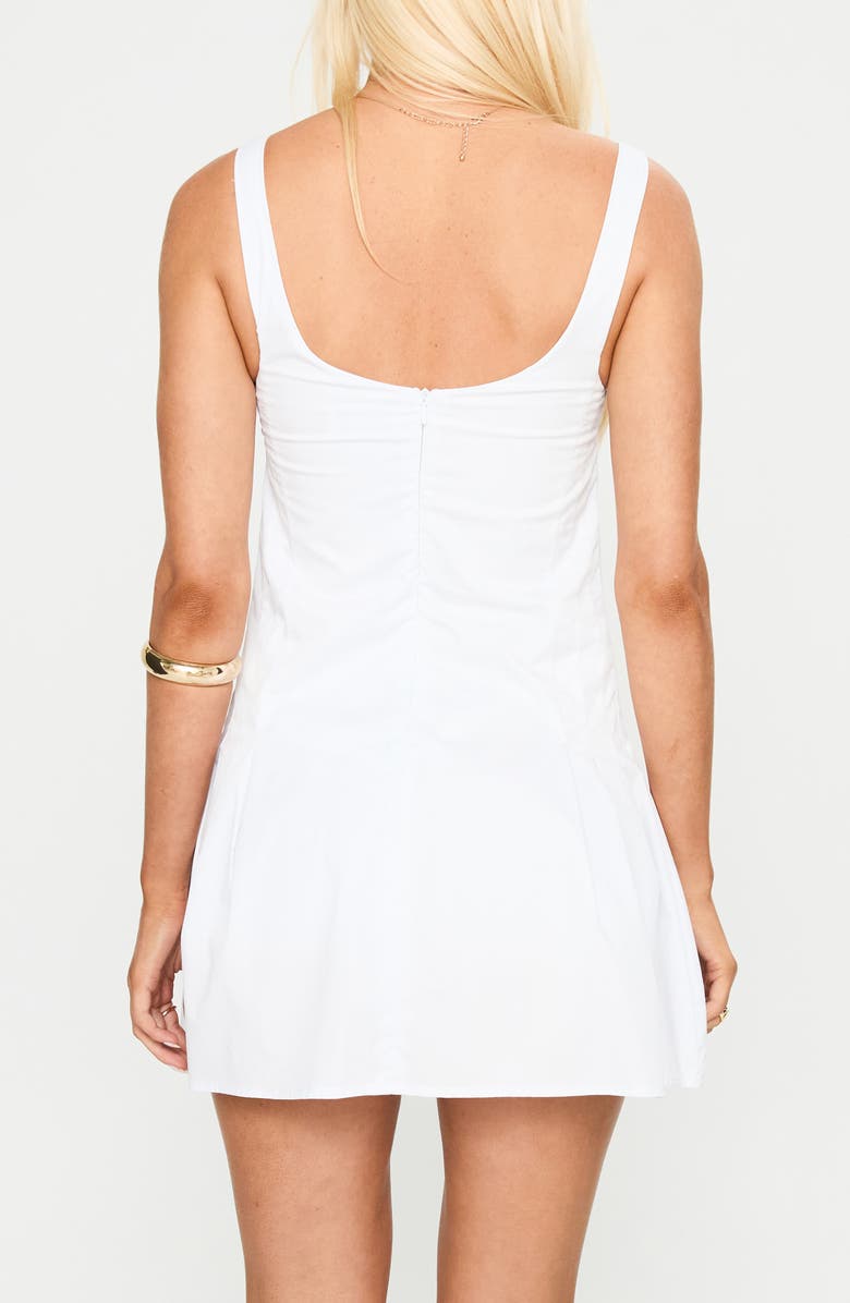 Princess Polly Songs of Summer Cotton Minidress, Alternate, color, White