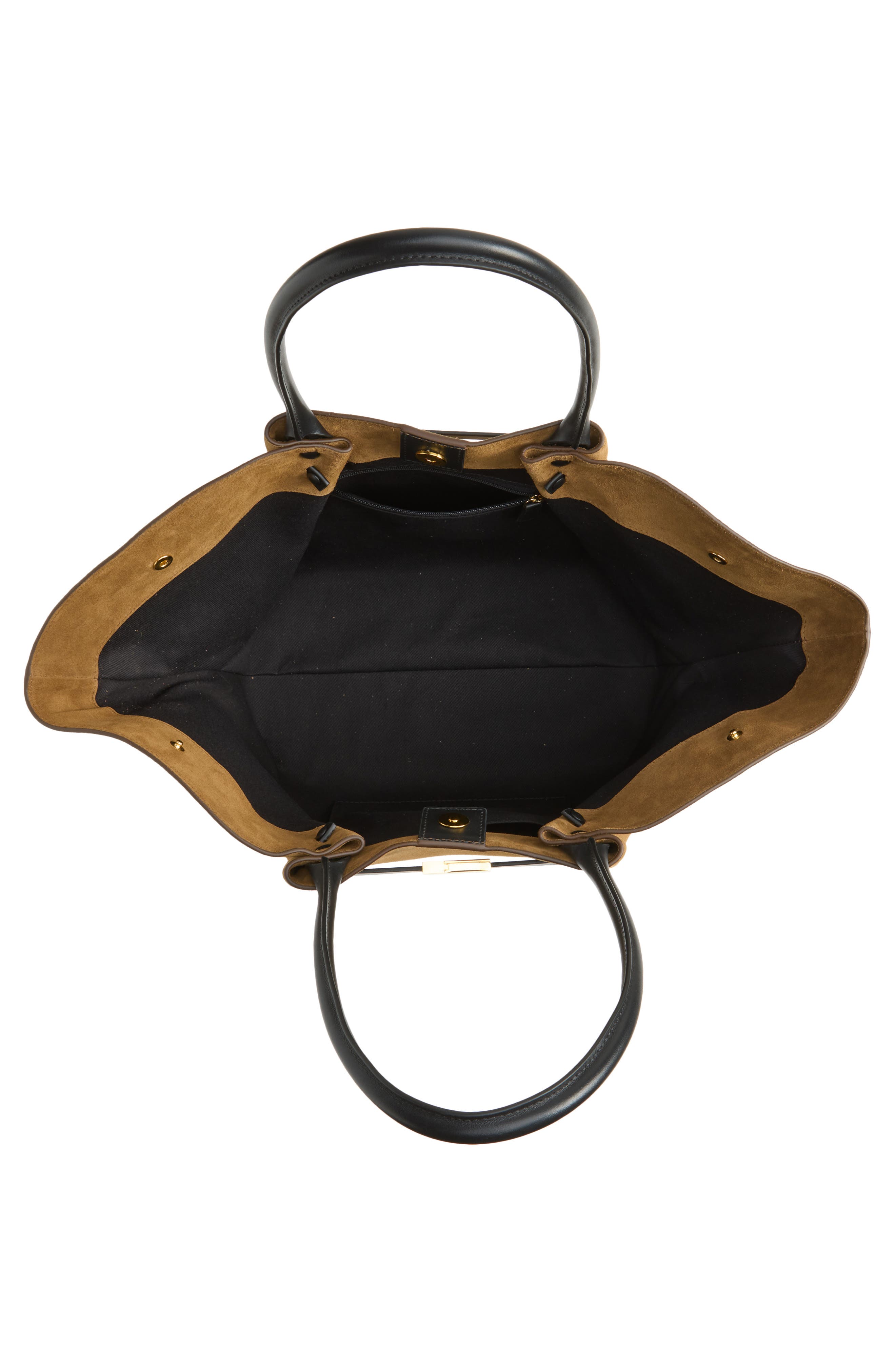 The New York East/West Raffia Tote, Alternate, color, TOBACCO/ BLACK