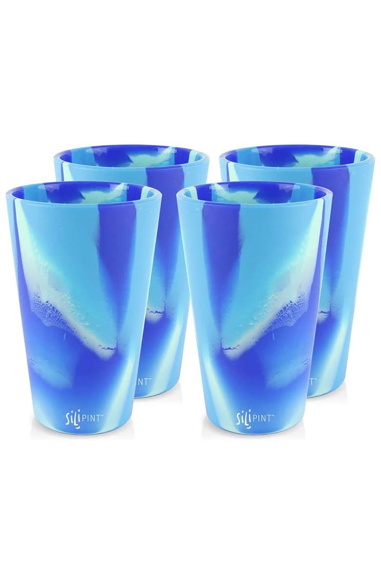 Silipint Silicone Pint Glasses 4 Pack 16oz, Main, color, 