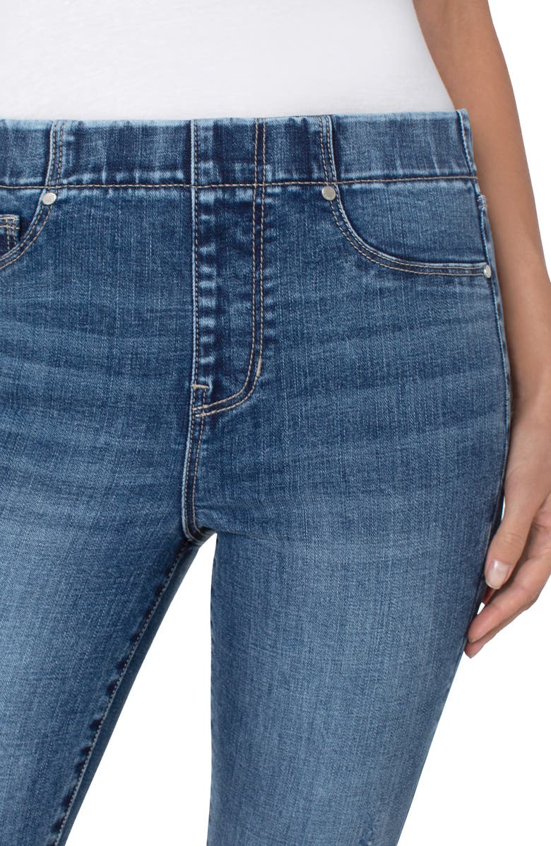 Liverpool Los Angeles Chloe High Waist Pull-On Ankle Skinny Jeans, Alternate, color, 