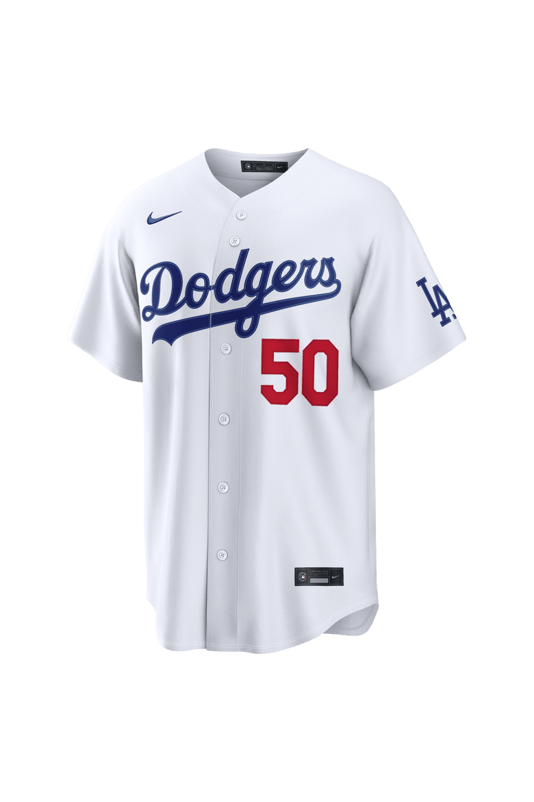 Men's Nike Mookie Betts White Los Angeles Dodgers Home Stadium Jersey, Alternate, color, White