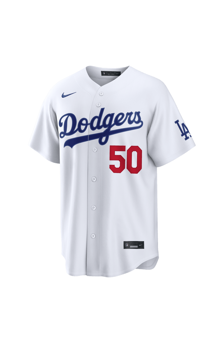 Nike Men's Nike Mookie Betts White Los Angeles Dodgers Home Stadium Jersey, Alternate, color, White