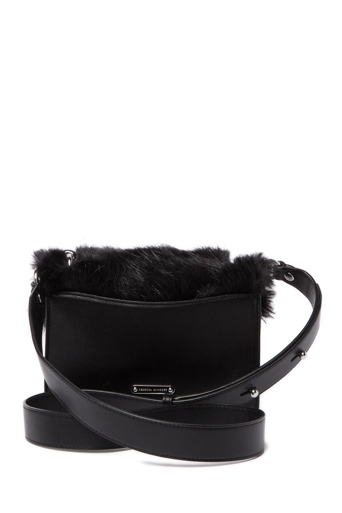 Rebecca Minkoff Faux Fur Jean Crossbody Bag, Alternate, color, 