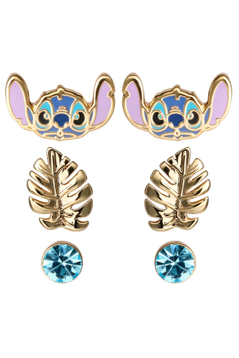 Lilo and Stitch 3 Piece Earring Set, Main, color, Multi