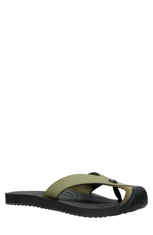KEEN Barbados Flip Flop in Martini Olive/Black  product