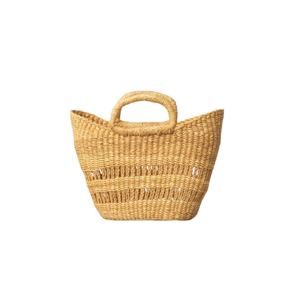 Diya Fluted Tote, Main, color, Natural