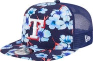 New Era Men's New Era Royal Texas Rangers Adventure Pattern Golfer Trucker Snapback Hat