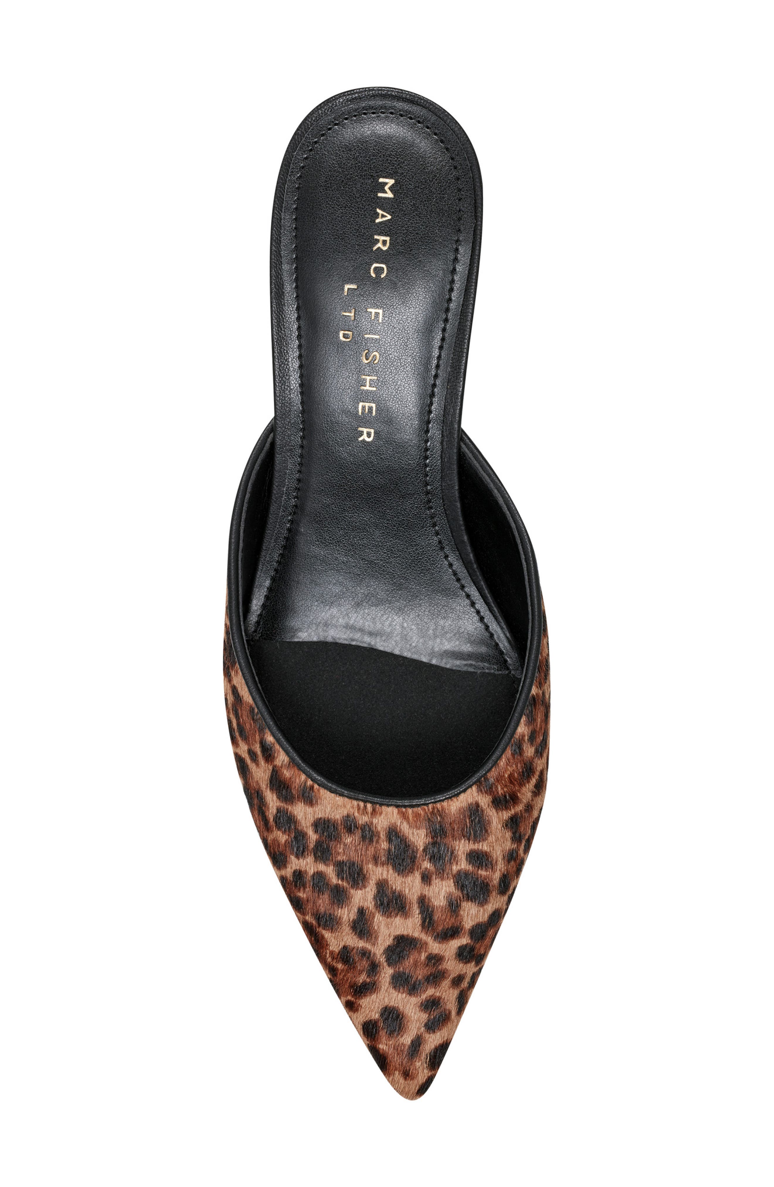 Marc Fisher LTD Rosaly Genuine Calf Hair Kitten Heel Mule, Alternate, color, 