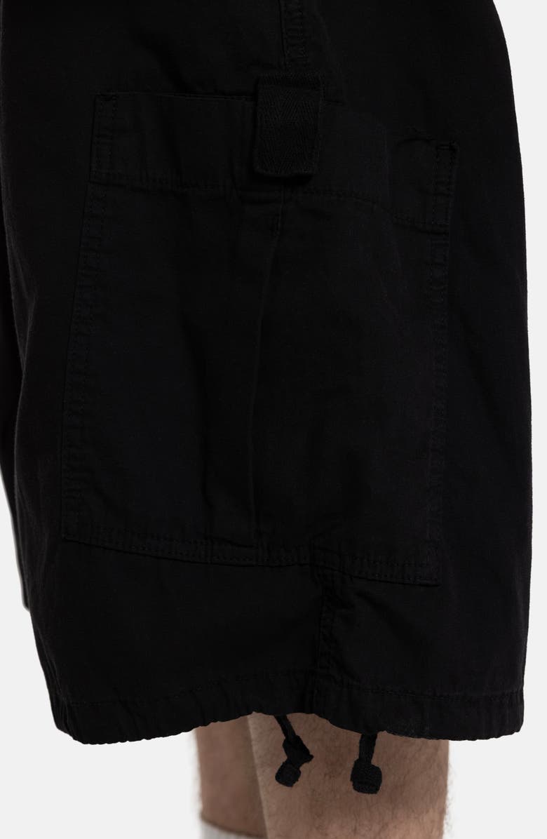 JADED LONDON Cargo Parachute Shorts, Alternate, color, Black