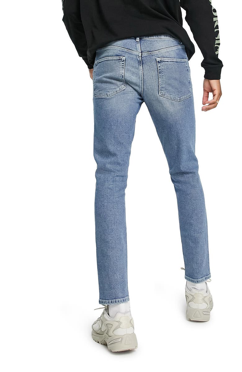 ASOS DESIGN Stretch Slim Leg Jeans, Alternate, color, 