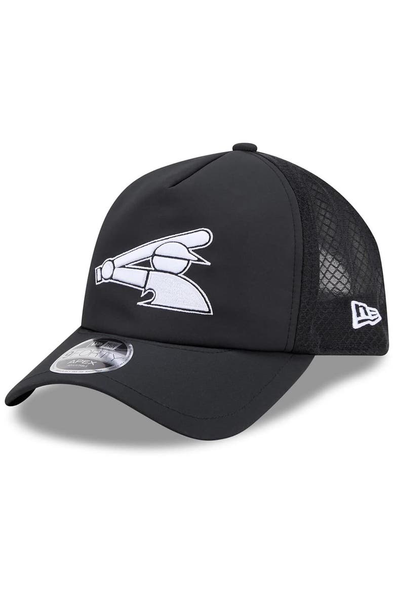 Men's New Era Black Chicago White Sox 2026 Batting Practice Alternate Apex 9FORTY Adjustable Hat, Main, color, Black