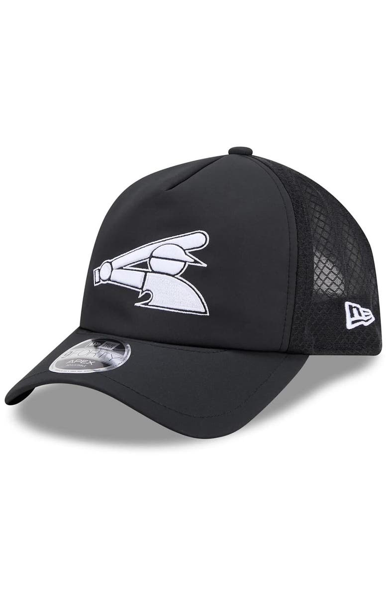 New Era Men's New Era Black Chicago White Sox 2026 Batting Practice Alternate Apex 9FORTY Adjustable Hat, Main, color, Black