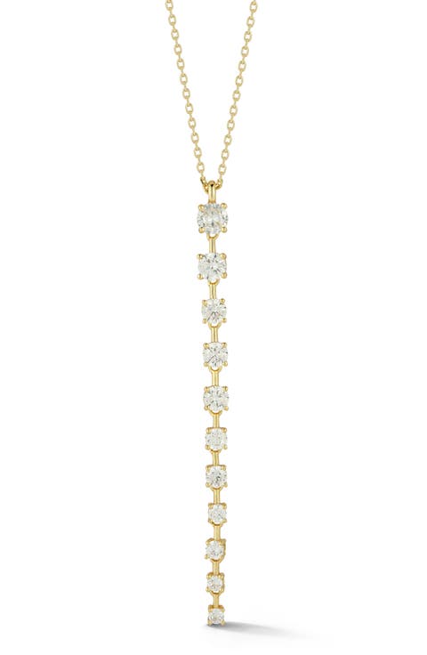 Cubic Zirconia Lariat Necklace