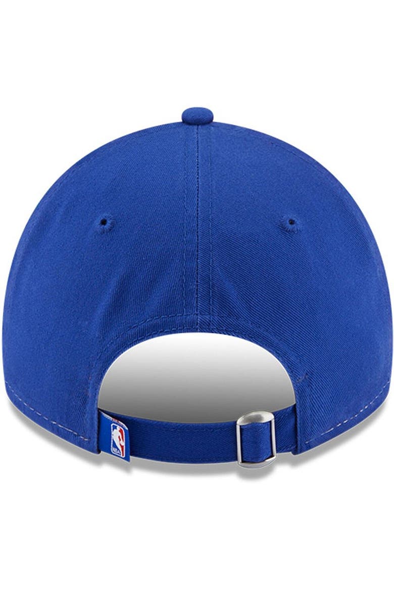 Men's New Era  White/Royal Golden State Warriors Back Half 9TWENTY Adjustable Hat, Alternate, color, White