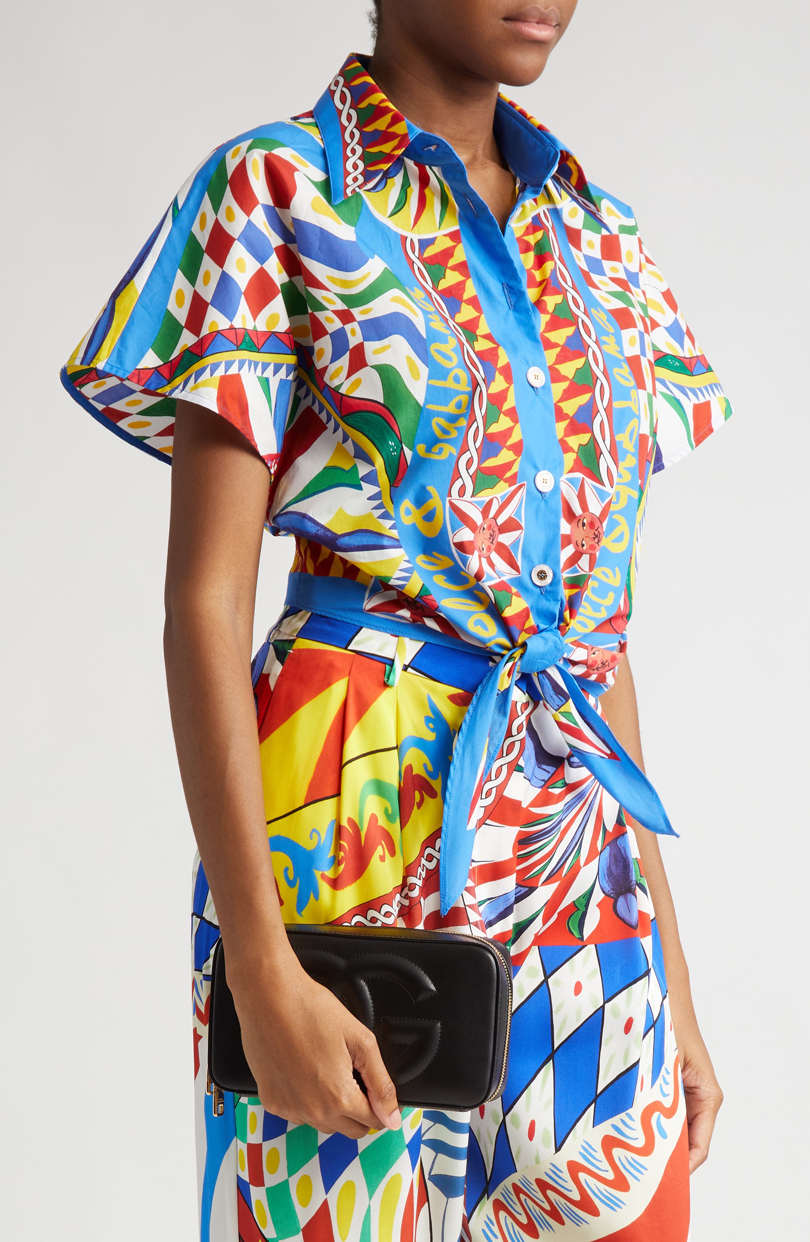 Dolce&Gabbana DG Logo Leather Camera Crossbody Bag, Alternate, color, 