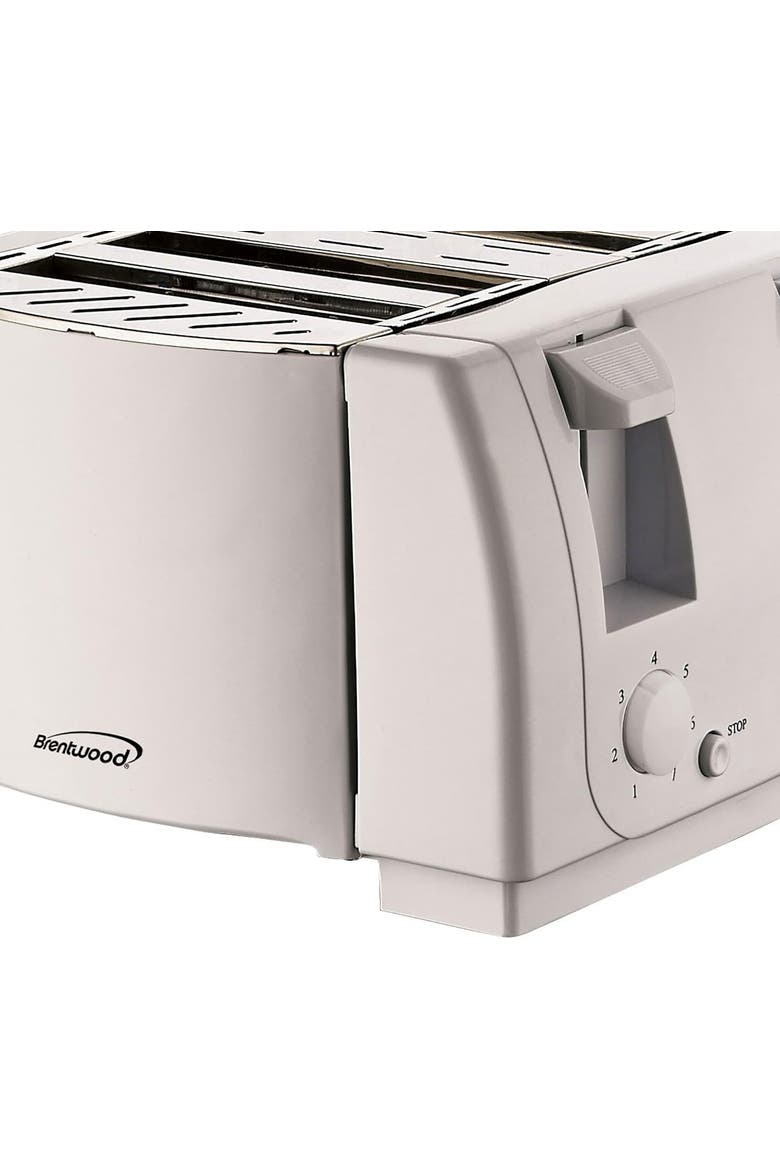 4-Slice Cool Touch Toaster, Alternate, color, White