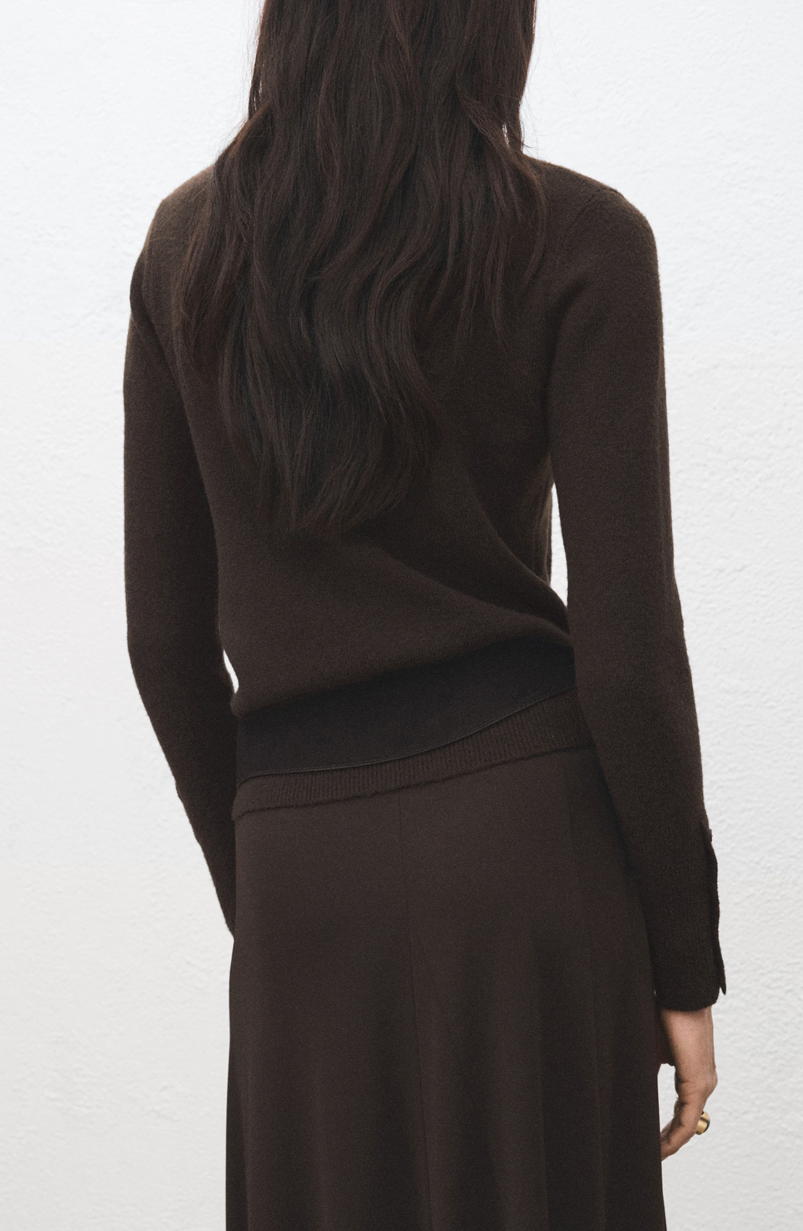 Button Cuff Turtleneck Sweater - image 4