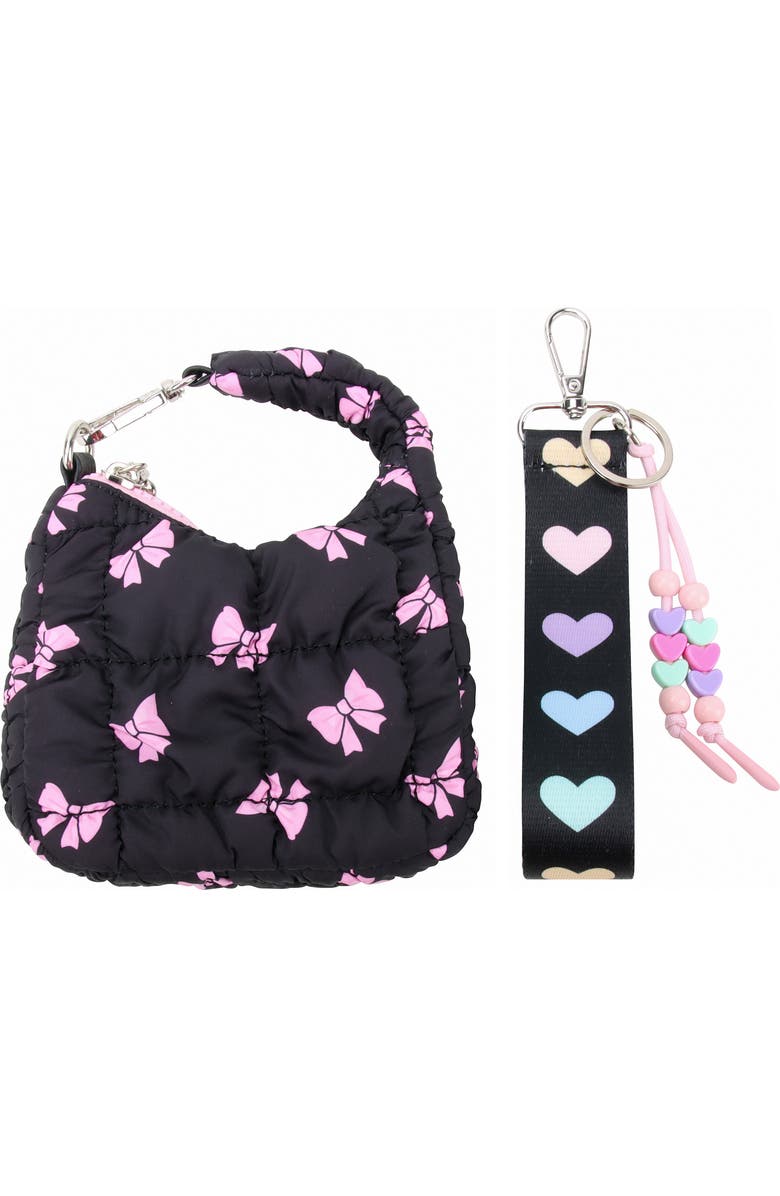 OMG Accessories Kids' 2-Piece Keychain Set, Main, color, Black