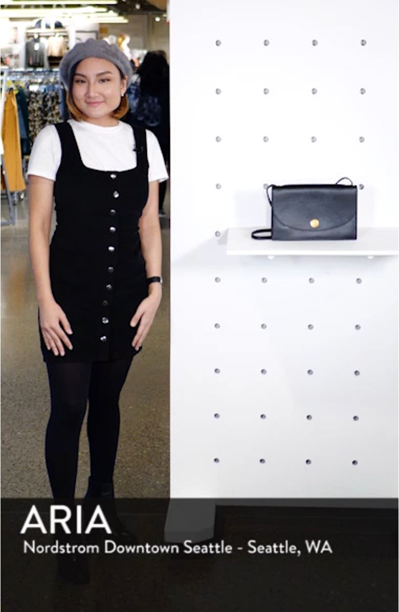 The Slim Convertible Leather Shoulder Bag, sales video thumbnail