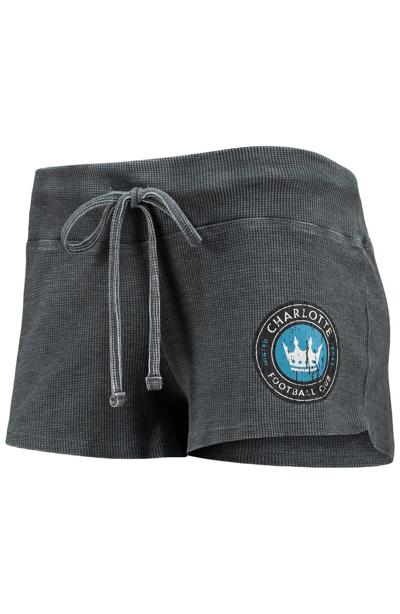 CONCEPTS SPORT Women's Concepts Sport Charcoal Charlotte FC Resurgence Shorts, Alternate, color, 