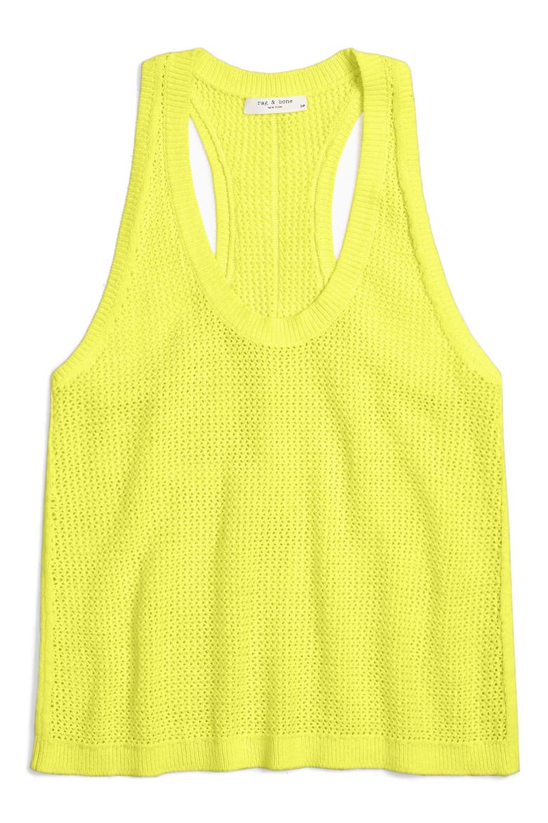 Jacy Mesh Racerback Tank, Main, color, FRESHLIME