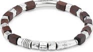 UNODE50 Mixed-Material Leather Bracelet