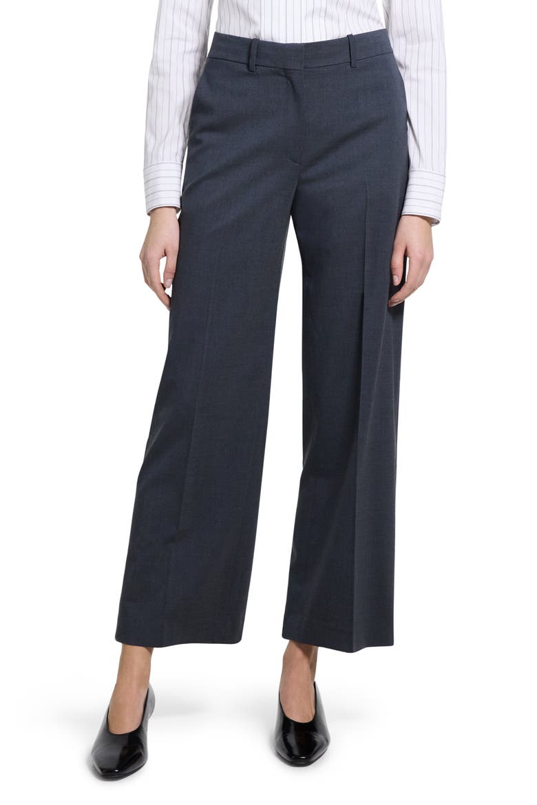 Stretch Wool Pants, Main, color, LAKE MELANGE
