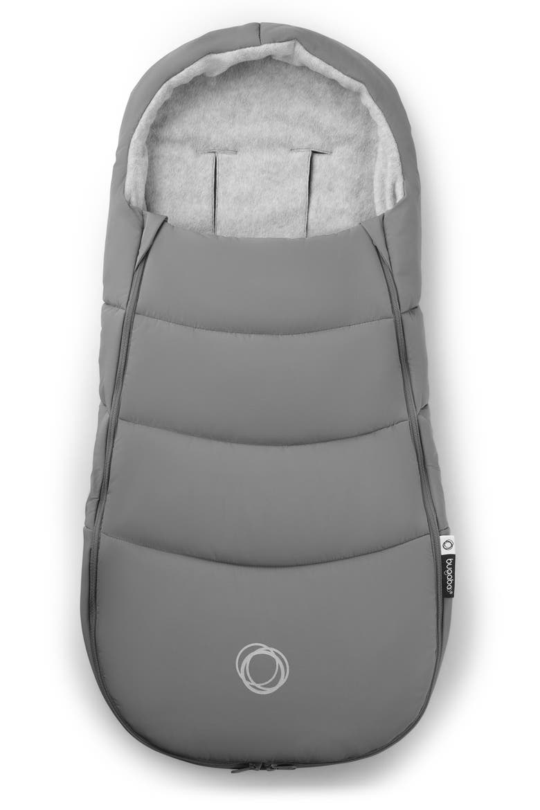 Water Repellent Stroller Footmuff, Alternate, color, MOON GREY