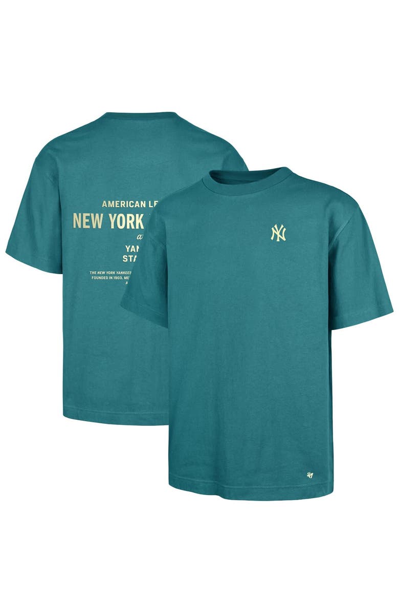'47 Men's '47  Hunter Green New York Yankees Leon Foundation T-Shirt, Main, color, Hunter Green