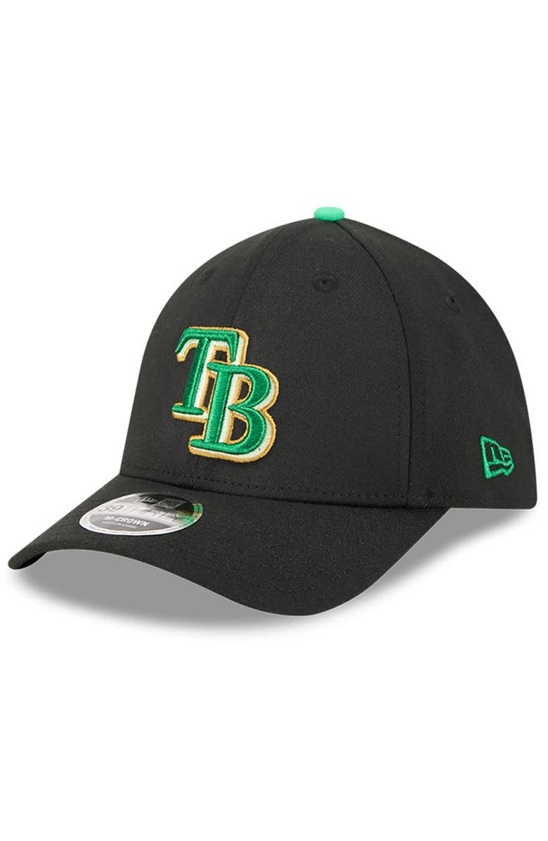 New Era Men's New Era Black Tampa Bay Rays 2026 St. Patrick's Day 39THIRTY Flex Hat, Alternate, color, Black