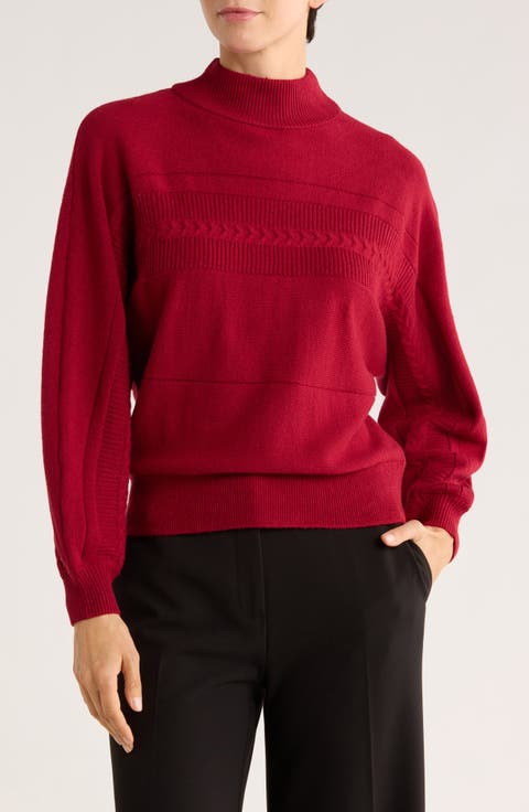 Dolman Balloon Sleeve Sweater