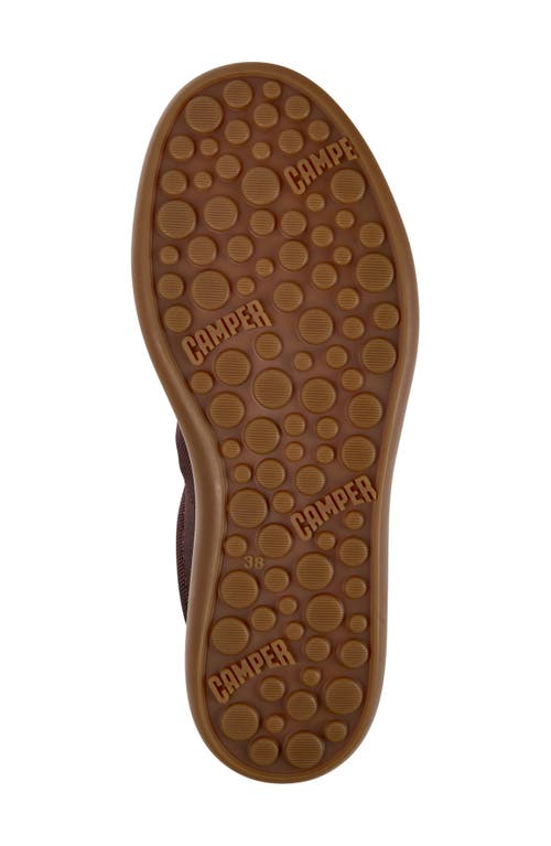 Camper Pelotas Soller Suede Sneakers In Burgundy