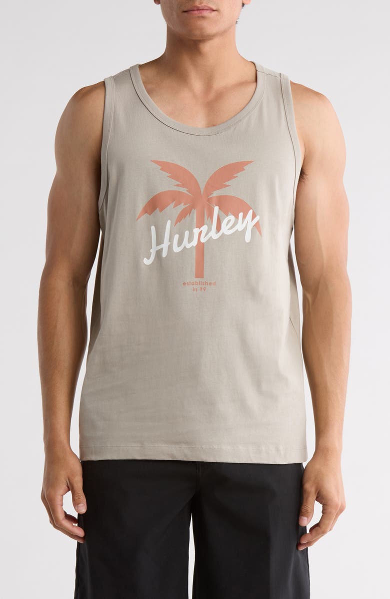 Hurley Palm Graphic Polo Tank, Main, color,