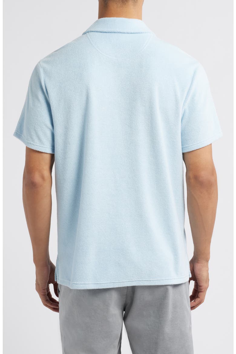 Terry Cloth Polo, Alternate, color, LIGHT BLUE